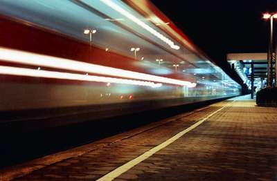 Just Some Train At Night by Erik