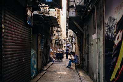 Backstreets Of Hk by Jens