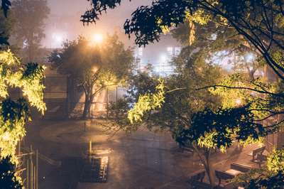 Foggy Playground by Erik