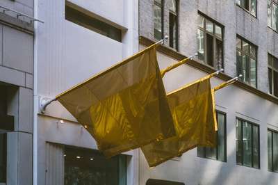 Golden Flags by Erik