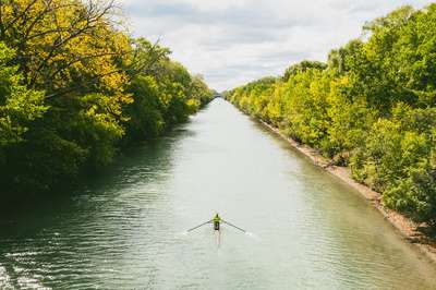 North Shore Channel Rowing by Erik