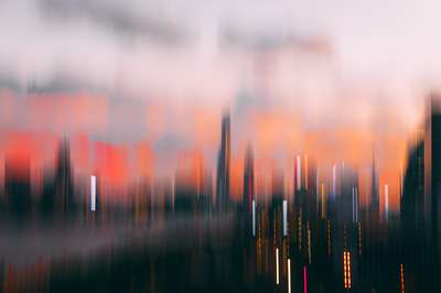 Abstract Sunset by Jens