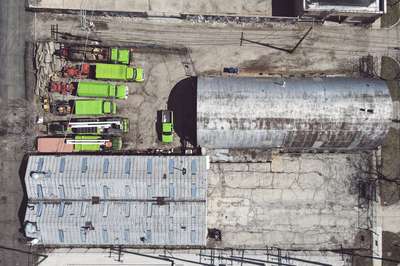 Green Trucks by Erik