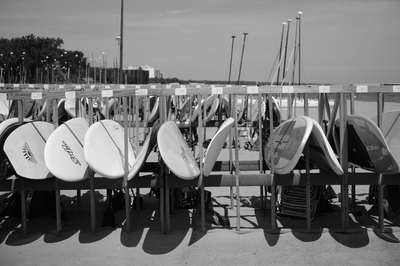 Surfboard Storage by Erik