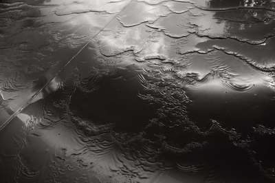 Water On Steel by Erik