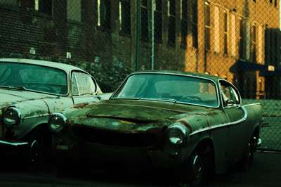 Old Volvos by Erik