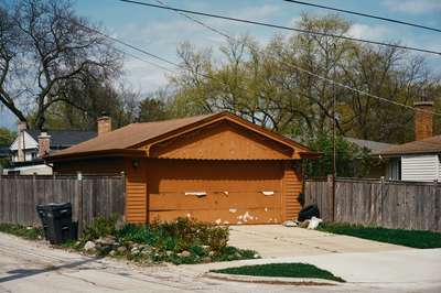 Red Garage by Erik