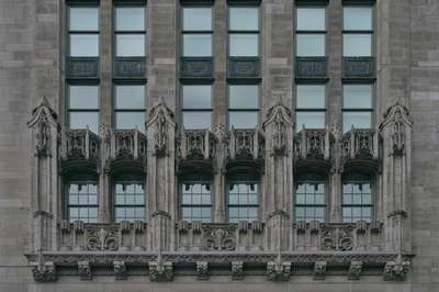 Tribune Tower Detail by Erik