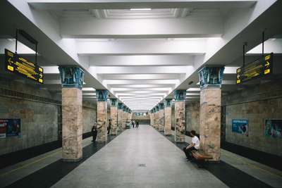Tashkent Metro Station by Jens
