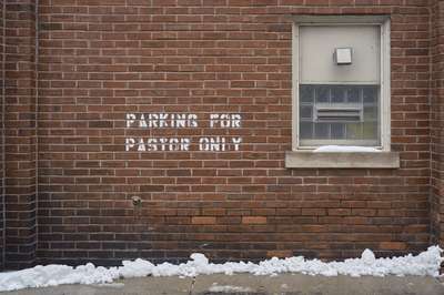 Parking For Pastor Only by Erik